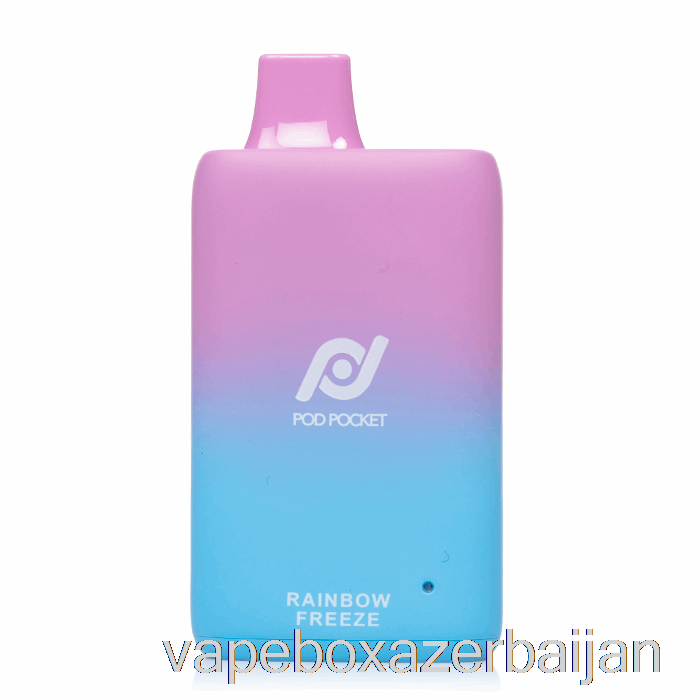 Vape Box Azerbaijan Pod Pocket 7500 Disposable Rainbow Freeze